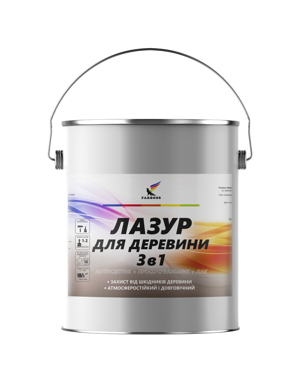 Деревозахисний засіб FARBOSS, дуб, 3 л